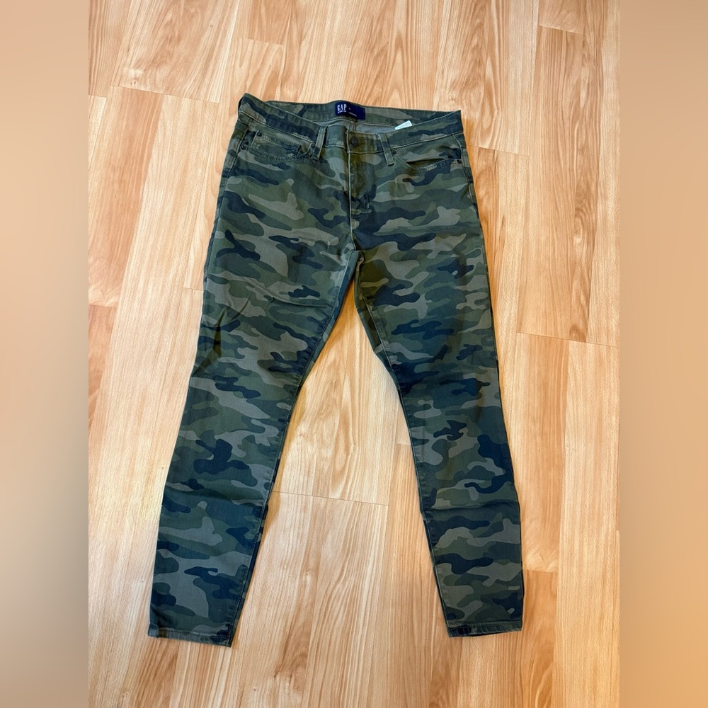 GAP Denim Camouflage Leggings